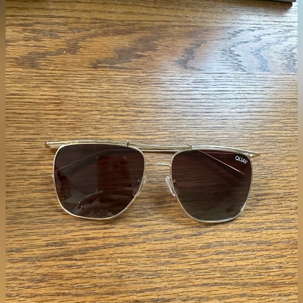 Quay BODEGA BAY - GOLD/BROWN POLARIZED